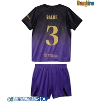 Maglie da calcio Barcelona Alejandro Balde #3 Seconda Maglia Bambino 2026-27 Manica Corta + Pantaloni corti)